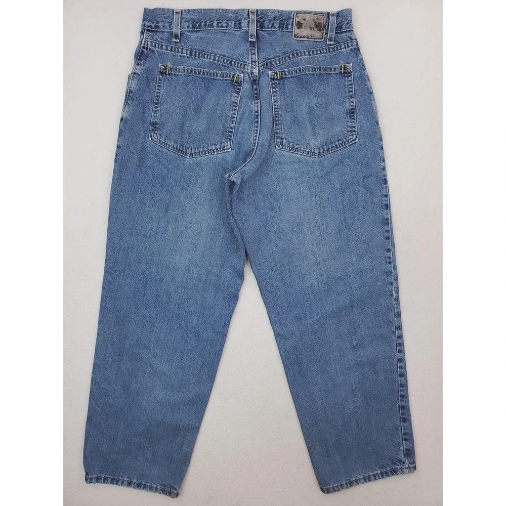 Vintage Levis Silvertab Baggy Jeans Mens 33x30 Blue Relaxed Tapered USA Made 90s